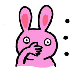 A loose rabbit sticker sticker #3784714