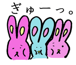 A loose rabbit sticker sticker #3784722