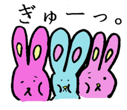 A loose rabbit sticker sticker #3784722