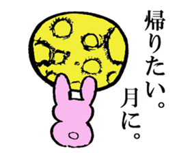 A loose rabbit sticker sticker #3784732