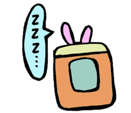 A loose rabbit sticker sticker #3784734