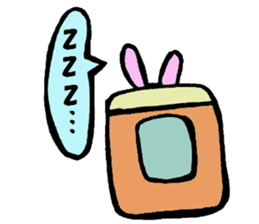 A loose rabbit sticker sticker #3784734