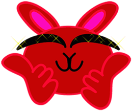 Felice's rabbit family sticker #3784870