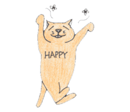 pig cat sticker #3785217