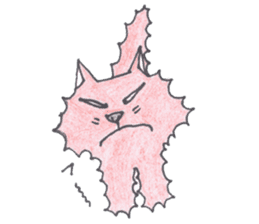 pig cat sticker #3785220