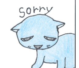 pig cat sticker #3785237