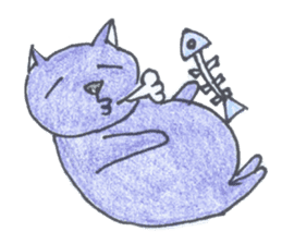 pig cat sticker #3785239