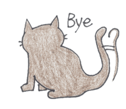 pig cat sticker #3785241