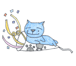 pig cat sticker #3785243