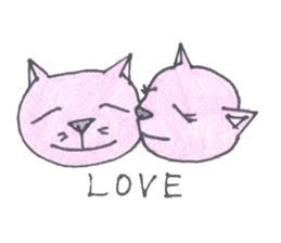 pig cat sticker #3785245