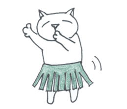 pig cat sticker #3785246