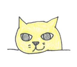 pig cat sticker #3785254