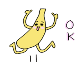 Goldfishchan bananachan Usachan sticker #3786227