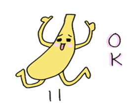 Goldfishchan bananachan Usachan sticker #3786227
