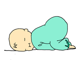 Baby at home sticker #3787880