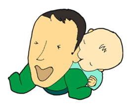 Baby at home sticker #3787881