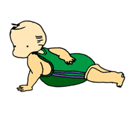 Baby at home sticker #3787884