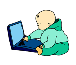 Baby at home sticker #3787888