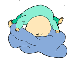 Baby at home sticker #3787890