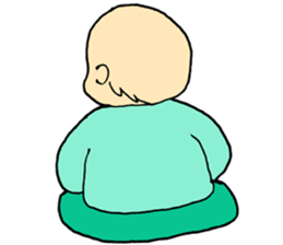 Baby at home sticker #3787891