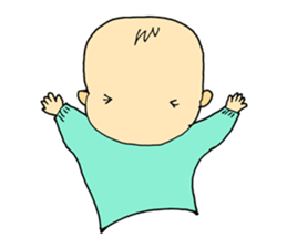 Baby at home sticker #3787893