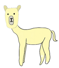alaki's alpaca making fun sticker #3787905