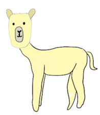 alaki's alpaca making fun sticker #3787905