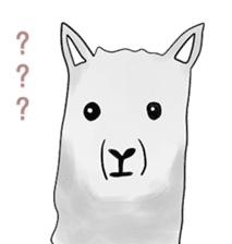 alaki's alpaca making fun sticker #3787912