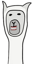 alaki's alpaca making fun sticker #3787917