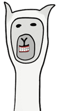 alaki's alpaca making fun sticker #3787917