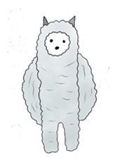 alaki's alpaca making fun sticker #3787918