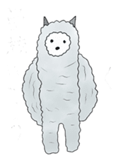alaki's alpaca making fun sticker #3787918
