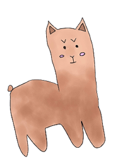 alaki's alpaca making fun sticker #3787927