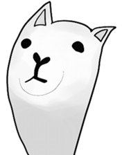 alaki's alpaca making fun sticker #3787929