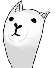 alaki's alpaca making fun sticker #3787929