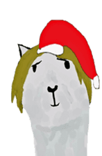 alaki's alpaca making fun sticker #3787930