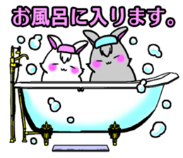 Bangs rabbit5 Everyday conversation sticker #3790019