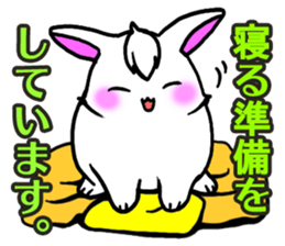 Bangs rabbit5 Everyday conversation sticker #3790022