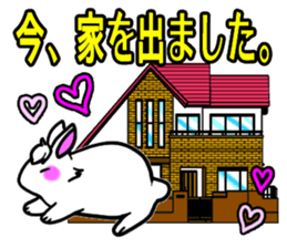 Bangs rabbit5 Everyday conversation sticker #3790034