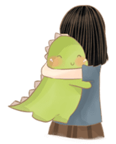 Little Pen the Cute Dinosaurs sticker #3790471