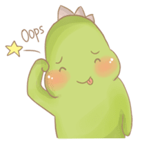 Little Pen the Cute Dinosaurs sticker #3790475