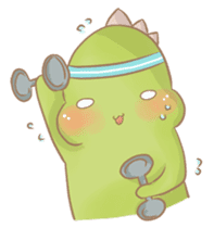 Little Pen the Cute Dinosaurs sticker #3790476