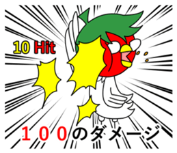 Toritoma ver.3 by Takeshiitake mushroom sticker #3790825