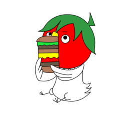 Toritoma ver.3 by Takeshiitake mushroom sticker #3790826