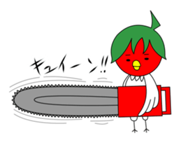 Toritoma ver.3 by Takeshiitake mushroom sticker #3790828