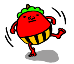 Mr. Red ogre sticker #3790999