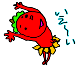 Mr. Red ogre sticker #3791003