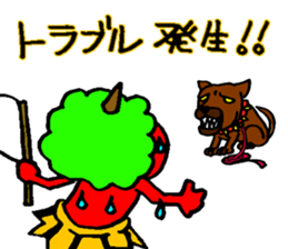 Mr. Red ogre sticker #3791011