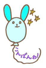 Animal Balloon sticker #3791417