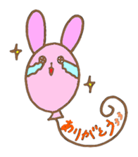 Animal Balloon sticker #3791419